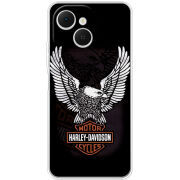 Чохол BoxFace Tecno Spark 40C Harley Davidson and eagle