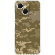 Чохол BoxFace Tecno Spark 40C Камуфляж ЗСУ