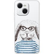 Прозорий чохол BoxFace Tecno Spark 40C MR. Rabbit