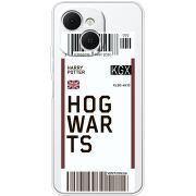 Прозорий чохол BoxFace Tecno Spark 40C Ticket Hogwarts