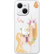 Прозорий чохол BoxFace Tecno Spark 40C Uni Blonde
