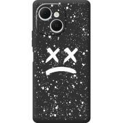 Чорний чохол BoxFace Tecno Spark 40C Sad Way