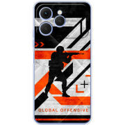 Чохол BoxFace Tecno Spark 40 CS:Go Asimov