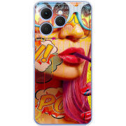 Чохол BoxFace Tecno Spark 40 Yellow Girl Pop Art