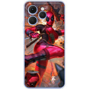 Чохол BoxFace Tecno Spark 40 Woman Deadpool
