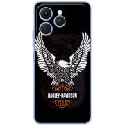Чохол BoxFace Tecno Spark 40 Harley Davidson and eagle