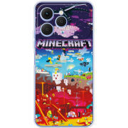 Чохол BoxFace Tecno Spark 40 Minecraft World Beyond