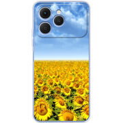 Чохол BoxFace Tecno Spark 40 Подсолнухи