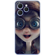 Чохол BoxFace Tecno Spark 40 Blue Eyes
