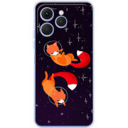 Чохол BoxFace Tecno Spark 40 Fox-Astronauts