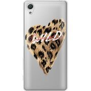 Прозрачный чехол Uprint Sony Xperia X F5122 Wild Love