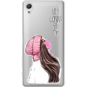Прозрачный чехол Uprint Sony Xperia X F5122 It's Gonna Be OK