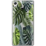 Прозрачный чехол Uprint Sony Xperia X F5122 Palm Tree