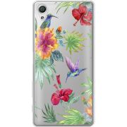 Прозрачный чехол Uprint Sony Xperia X F5122 Tropical