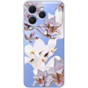 Прозорий чохол BoxFace Tecno Spark 40 Chinese Magnolia