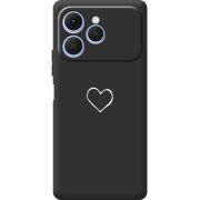 Чорний чохол BoxFace Tecno Spark 40 My Heart