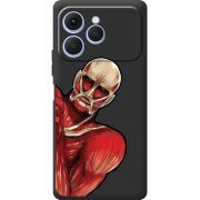 Чорний чохол BoxFace Tecno Spark 40 Титан