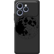 Чорний чохол BoxFace Tecno Spark 40 Planet