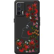 Чорний чохол BoxFace Realme GT 5G 3D Ukrainian Muse