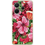Чохол BoxFace Xiaomi Redmi Note 14 4G Global version Tropical Flowers