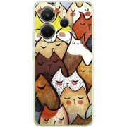Чохол BoxFace Xiaomi Redmi Note 14 4G Global version Sleepy Cats