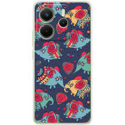 Чохол BoxFace Xiaomi Redmi Note 14 4G Global version Flying Elephants