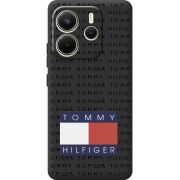 Чорний чохол BoxFace Xiaomi Redmi Note 14 4G Global version Tommy Print