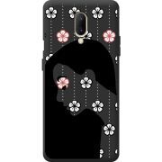 Чорний чохол BoxFace OnePlus 7 Flower Hair