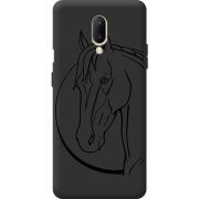 Чорний чохол BoxFace OnePlus 7 Horse