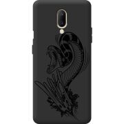 Чорний чохол BoxFace OnePlus 7 Snake