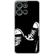 Чохол BoxFace Motorola Moto G56 Black Sneakers