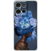Чохол BoxFace Motorola Moto G56 Exquisite Blue Flowers