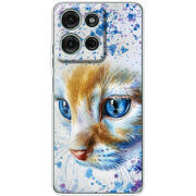 Чохол BoxFace Motorola Moto G56 Голубоглазый Кот