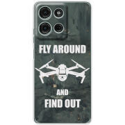 Чохол BoxFace Motorola Moto G56 Дрон Fly Around