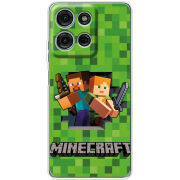 Чохол BoxFace Motorola Moto G56 Майнкрафт Стів і Алекс