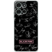 Чохол BoxFace Motorola Moto G56 Blackpink автограф