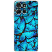 Чохол BoxFace Motorola Moto G56 лазурные бабочки