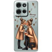 Прозорий чохол BoxFace Motorola Moto G56 Mommy Is My BFF