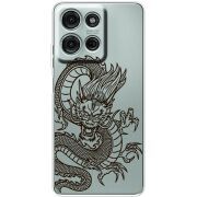 Прозорий чохол BoxFace Motorola Moto G56 Chinese Dragon