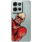 Прозорий чохол BoxFace Motorola Moto G56 Титан