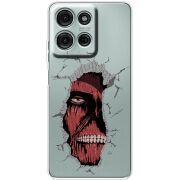 Прозорий чохол BoxFace Motorola Moto G56 Нападение Титана