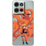 Прозорий чохол BoxFace Motorola Moto G56 Naruto and Kurama
