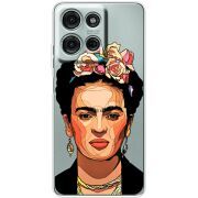 Прозорий чохол BoxFace Motorola Moto G56 Фрида Кало