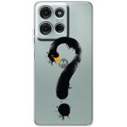Прозорий чохол BoxFace Motorola Moto G56 Swan question