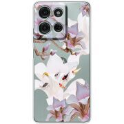 Прозорий чохол BoxFace Motorola Moto G56 Chinese Magnolia