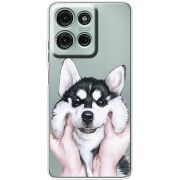 Прозорий чохол BoxFace Motorola Moto G56 Husky
