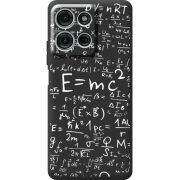 Чорний чохол BoxFace Motorola Moto G56 E=mc2