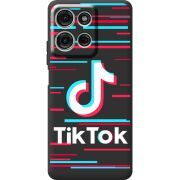 Чорний чохол BoxFace Motorola Moto G56 Tik Tok