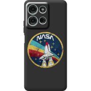 Чорний чохол BoxFace Motorola Moto G56 NASA