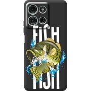 Чорний чохол BoxFace Motorola Moto G56 Fish